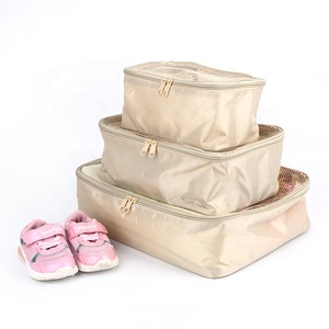 De tela impermeable 4 piezas Cubo de embalaje conjunto fácil de <span class=keywords><strong>llevar</strong></span>. - Product Image 5