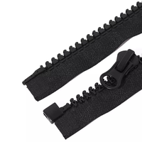 Fermeture éclair durable personnalisée à double tête, à glissière libre et à verrouillage automatique pour la couture de vêtements