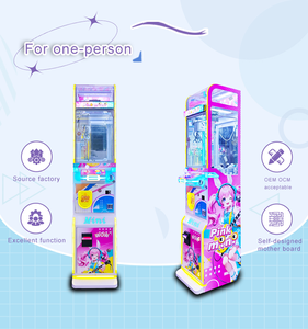 Kinder Pink Mini Coin Operated Doll Spiel automat Vending Arcade Claw <span class=keywords><strong>Crane</strong></span> Maschine Bill Acceptor Prize Box Mini <span class=keywords><strong>Crane</strong></span> - Product Image 2