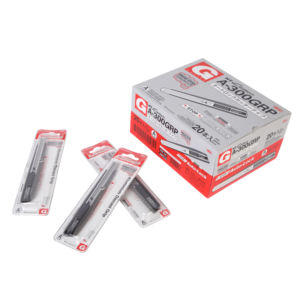 Cuchillo de utilidad pequeño con bloqueo automático, cortador de papel de estudiante de metal de alta calidad, negro, cuchillo de papelería, venta directa de fábrica - Product Image 4