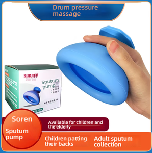 Aspiratore di espettorato tazza di palma in Silicone catarro che erutta digerire aiuto per il bambino sputo schiaffo distensione addominale contropressione - Product Image 4