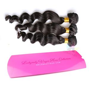 Cajas de Regalo para Pelucas de Cabello Trenzado con Envío Personalizado Crown Win, Caja de Embalaje con Tapa Magnética y Asa de Cinta, Cajas de Papel con Logotipo Personalizado - Product Image 1