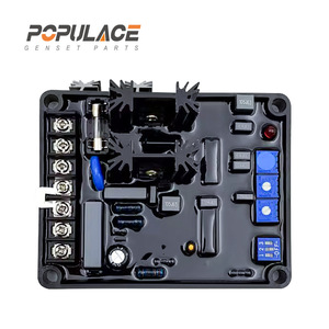 เครื่องควบคุมแรงดันไฟฟ้าแบบอัตโนมัติยางสีดำ Gavr-8A ไม่มีแปรง20A 8A 15A 12A เครื่องควบคุมแรงดันไฟฟ้าอัตโนมัติ - Product Image 4