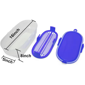 Set para Hacer <span class=keywords><strong>Pollo</strong></span> Frito Blossom, Recipiente para Empanizar sin Desorden, Estación para Empanizar en Casa - Product Image 4