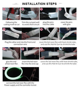 2025 più venduto RGB LED Neon Flex Strip luci dalla Cina notte decorazioni di natale on-line mercato forniture di luce LED Neon - Product Image 3