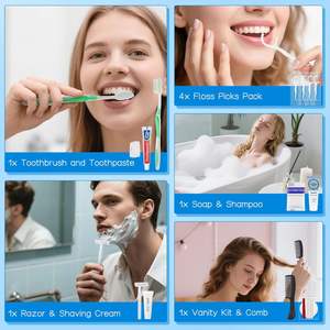 Prix de gros Produits de voyage uniques personnalisés Boîte à fleurs Emballage des équipements de salle de bain des hôtels - Product Image 3