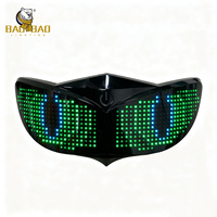 Lámpara LED de Advertencia Ojo de Diablo BB3156 con Control por APP, 5V, Luz Decorativa Inteligente para Coche y Moto, Proyector de Lente, Atmósfera, Venta Directa de Fábrica
