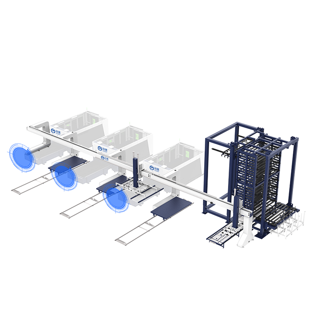 Automatic Pick and Place Metal Sheet Panel Gantry Robot 3 Axis Cartesian Gantry Palletizer Robot