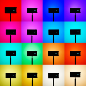 <span class=keywords><strong>YongNuo</strong></span> YN135 Lampe vidéo portable RGB Lampe <span class=keywords><strong>LED</strong></span> RGB pour la photographie Vlog coloré Mini lumière de remplissage pour smartphone Appareil photo reflex numérique SLR - Product Image 5