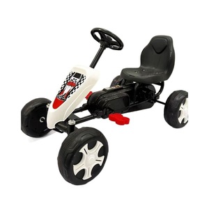 รถปั่นเท้าสำหรับเด็กอายุ 3-8 ปี รถโกคาร์ทคลาสสิกสำหรับเล่นกลางแจ้ง พร้อมคันเหยียบและคันเบรก - Product Image 5