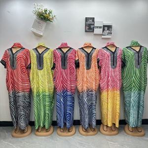 Nueva Moda 2026: Túnica Casual Holgada de Verano con Estampado Étnico para Mamá, Talla Grande Africana, con Diamantes, para Fiesta, Estilo Kanga para Mujer - Product Image 3