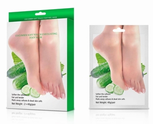 Repairing Foot Mask <b>Moisturizing</b> <b>Socks</b> for Dry Feet Hydrating Foot Care Treatment with Avocado Oil and Shea Butter Cucumber - Product Image 1