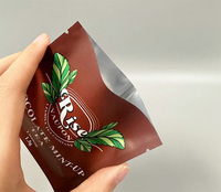 Sachets plats personnalisés imprimés à trois soudures thermiques pour thé en vrac, petits sachets en plastique, sachets en aluminium Mylar