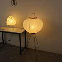 Lampe LED Akari japonaise BIFANG, décoration moderne pour la maison avec des lumières en papier de riz chaud, design simple, alimentation CC, lampe sur pied