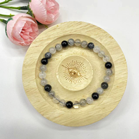 Bracelet élastique en pierres naturelles Jingfa Crystal, vente en gros, mode, pierres précieuses, perles rondes de 6 mm, pour hommes et femmes