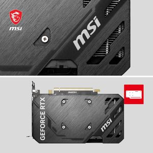 Pour carte graphique GeForce RTX 4060 Ti Ventus 2X Black 8 Go OC GPU 18 Gbps PCIe 4.0 Mémoire Ordinateur de bureau - Product Image 2