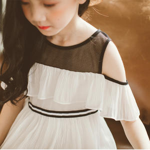 Robe d'ange blanche d'occasion pour jeune fille, vêtements pour enfants en gros pour site web - Product Image 3