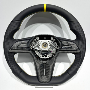 พวงมาลัยรถแข่งหนังแท้ประสิทธิภาพสูงสำหรับ <span class=keywords><strong>Nissan</strong></span> <span class=keywords><strong>GTR</strong></span> R34 <span class=keywords><strong>R35</strong></span> Infiniti Q50 Q60การติดตั้งแบบเสียบและเล่นง่าย - Product Image 1