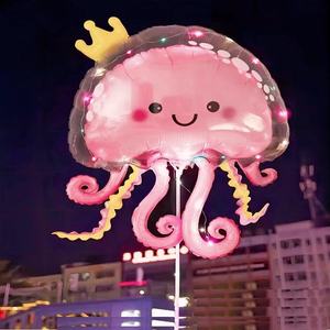 Cadeau <span class=keywords><strong>de</strong></span> festival <span class=keywords><strong>de</strong></span> méduses gonflable Pary Decor <span class=keywords><strong>Ballon</strong></span> à bulles LED gonflable coloré et lumineux - Product Image 1