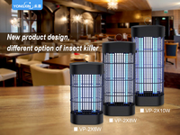 Lampe anti-moustiques CE VP-2X10W, lampe UV anti-insectes, support mural