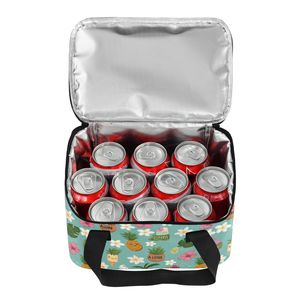 Hawaii Print <b>Cooler</b> Summer Portable Insulated Lunch Bag Aloha <b>Cooler</b> Box <b>Mini</b> Insulated Lunch Bag for Beach Camping - Product Image 2