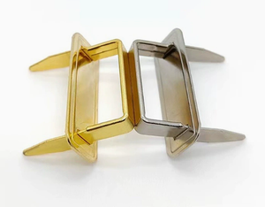 Accessoires de quincaillerie pour boîtes cadeaux en métal en forme de pont arqué, boucles de ceinture en cuir, fermoirs et clips – Vente directe usine - Product Image 1