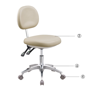 Hochey Accoudoirs réglables médicaux Chaise d'assistant dentaire <span class=keywords><strong>Tabouret</strong></span> d'assistant dentaire Chaise de <span class=keywords><strong>dentiste</strong></span> - Product Image 6