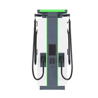 Nueva Estación de Carga Rápida para Vehículos Eléctricos ETplus de 30KW-480KW CC con Interfaz CCS, OCPP1.6J/2.0.1, IP55, Soporte de Piso y Doble Conector
