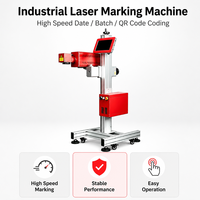Machine de marquage laser à fibre 20W 1064nm pour bijoux et montres, marquage de précision 0,01 mm, haute productivité, autonome