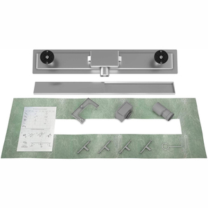 Venta caliente más popular, personalizar el diseño lineal de drenaje de piso de <span class=keywords><strong>baño</strong></span> ducha de acero inoxidable de insertar <span class=keywords><strong>rejilla</strong></span> de drenaje - Product Image 4