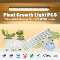 LED Alüminyum PCB Kartı 94V-0 FR4 Bazlı RoHS Uyumlu Yüksek Termal İletkenlikli PCBA Üretimi
