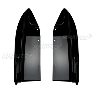 Glossy Black/Carbon Look Car Rear Bumper Lip Diffuser Side Spoiler <b>Splitter</b> for BMW X5 G05 M Sport 2019-2023 Body Kits - Product Image 3