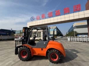 מכירת חיסול! מחיר מפעל! מלגזה דיזל HECA TDF לכל שטח 4x4, 3.5 טון, מושב, מנוע סיני/יפני - Product Image 3