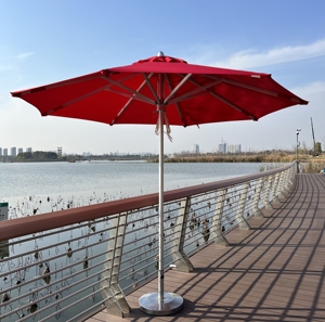 Sombrilla de playa de 3m para exteriores, parasol de jardín, sombrilla de cuerda - Product Image 2