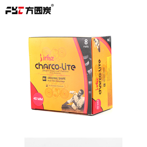 Cubetti di <span class=keywords><strong>Carbone</strong></span> Nero per Shisha Hookah, Lunga Durata, Senza Fumo, 40mm, Carbonio Naturale Quadrato in Guscio di Cocco - Product Image 1