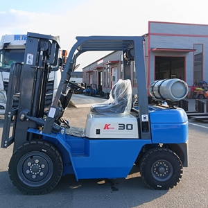 Meilleur prix chariot élévateur 3 tonnes 3.5 tonnes 4 tonnes 5 tonnes diesel ferme entièrement hydraulique 4x4 tout nouveau chariot élévateur - Product Image 1