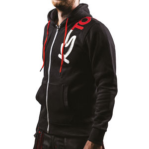 Sweat à capuche zippé XXS-XL 100% coton motif solide sérigraphié techniques brodées anti-rétrécissement conception doublée lourde - Product Image 1