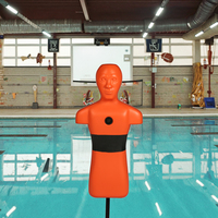 Modèle de simulation médicale pour l'entraînement des sauveteurs, la formation à la sauvetage aquatique, la piscine, le sauvetage aquatique, l'intervention en cas d'étouffement