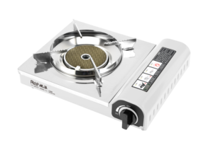 Réchaud à <span class=keywords><strong>gaz</strong></span> portable d'extérieur Ranp Steel léger, coupe-vent, au <span class=keywords><strong>propane</strong></span> et au butane, avec infrarouge intégré et <span class=keywords><strong>mini</strong></span>-<span class=keywords><strong>bouteille</strong></span> de butane - Product Image 5