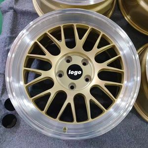 Jantes forgées en alliage poli couleur or, concaves, 17 18 19 20 pouces, 5x112 5x120 5x100 5x114.3 pour <span class=keywords><strong>BMW</strong></span> Audi <span class=keywords><strong>M2</strong></span> - Product Image 1