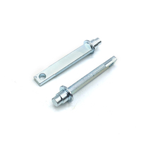Goupille à languette plate filetée usinée CNC sur mesure, zinguée, goujon à épaule spécial, fixation non standard