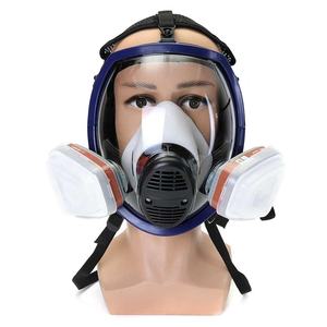 Masker <span class=keywords><strong>Respirator</strong></span> Gas Las Bahan Kimia Wajah Penuh <span class=keywords><strong>Anti</strong></span> Debu 7 In 1 - Product Image 2