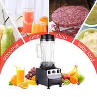 Mixeur Électrique Puissant 1300W 2L 25000RPM Moteur Haute Vitesse pour Smoothies, Shakes, Jus à Domicile