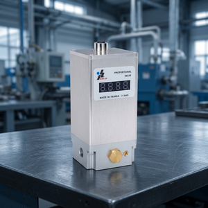 Régulateur de pression électrique proportionnel ultra haute résolution pour gaz 5 bar 70 Psig - OEM personnalisable haute précision 0,005 % FS - Product Image 2