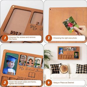 Gran oferta, marco <span class=keywords><strong>de</strong></span> <span class=keywords><strong>fotos</strong></span> <span class=keywords><strong>de</strong></span> crecimiento <span class=keywords><strong>de</strong></span> los años escolares, marcos <span class=keywords><strong>de</strong></span> <span class=keywords><strong>fotos</strong></span> <span class=keywords><strong>de</strong></span> tamaño personalizado <span class=keywords><strong>de</strong></span> madera, <span class=keywords><strong>juguetes</strong></span> educativos - Product Image 4