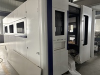 BLFD4020 Machine de découpe laser à fibre CNC entièrement fermée à double navette pour tôles d'acier au carbone et d'acier inoxydable