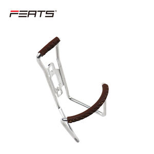 Ferts Alu Sport Vélo Porte-Bouteille D'eau Cage avec Brun PU Décoration À <span class=keywords><strong>La</strong></span> Main À Coudre Monté sur Cadre pour Le Cyclisme - Product Image 4