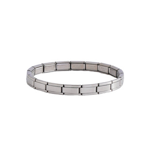 Bracelet modulaire en acier inoxydable de 7 mm pour femmes, design géométrique, bijoux de mode à combiner pour les jeunes - Product Image 5