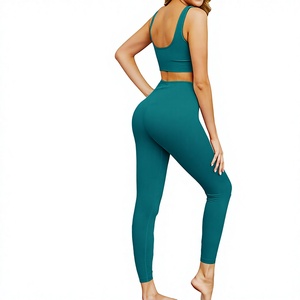 Leggings de yoga taille haute en tissu recyclé durable, vêtements de sport écologiques, leggings écologiques, vêtements de yoga - Product Image 1