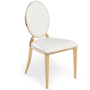 Sillas y Mesa de Comedor Apilables de Acero Inoxidable para Restaurante, Hotel, Eventos, Decoración de Bodas, Muebles de Lujo - Product Image 4